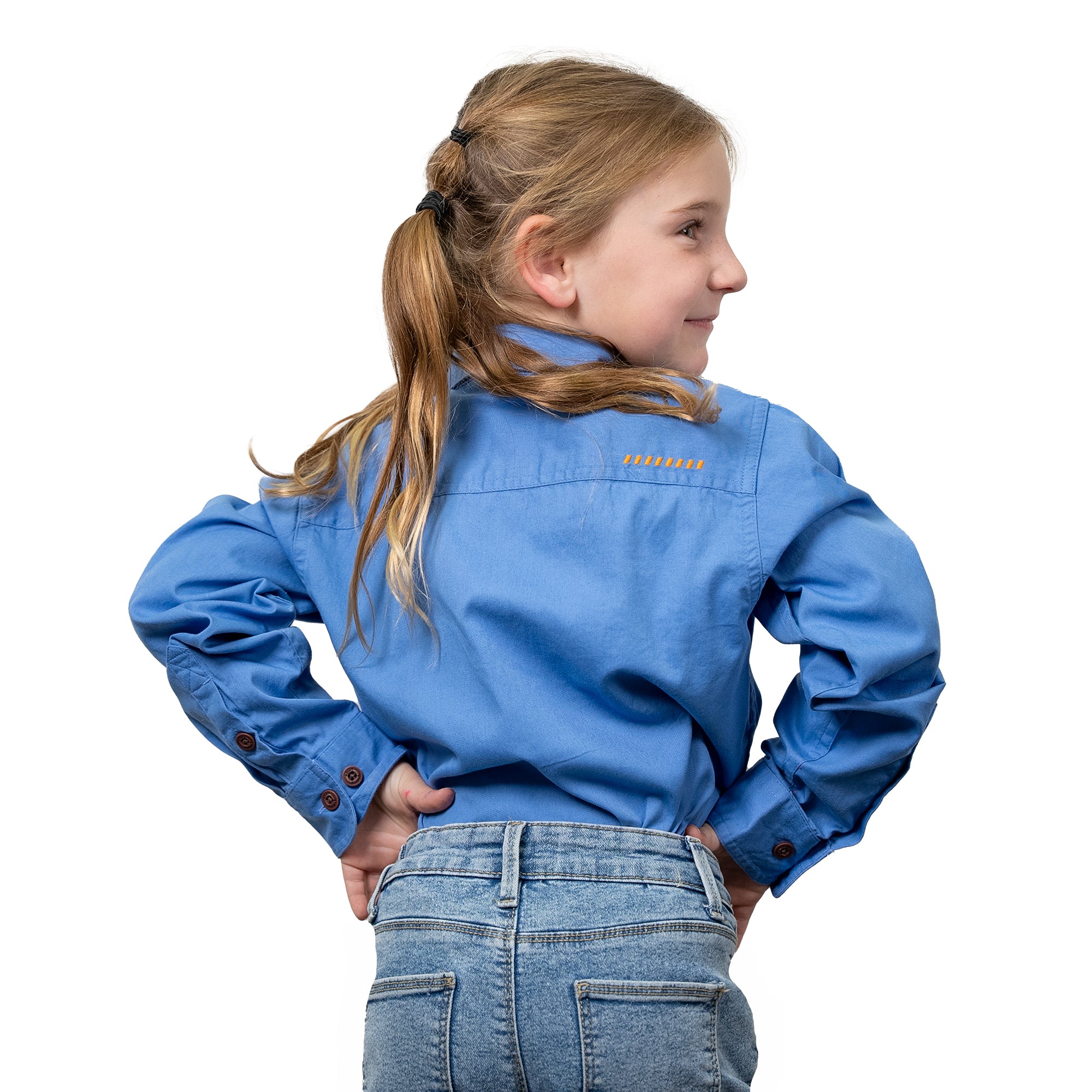 Youth Rebar Half Button Workshirt - Image 2