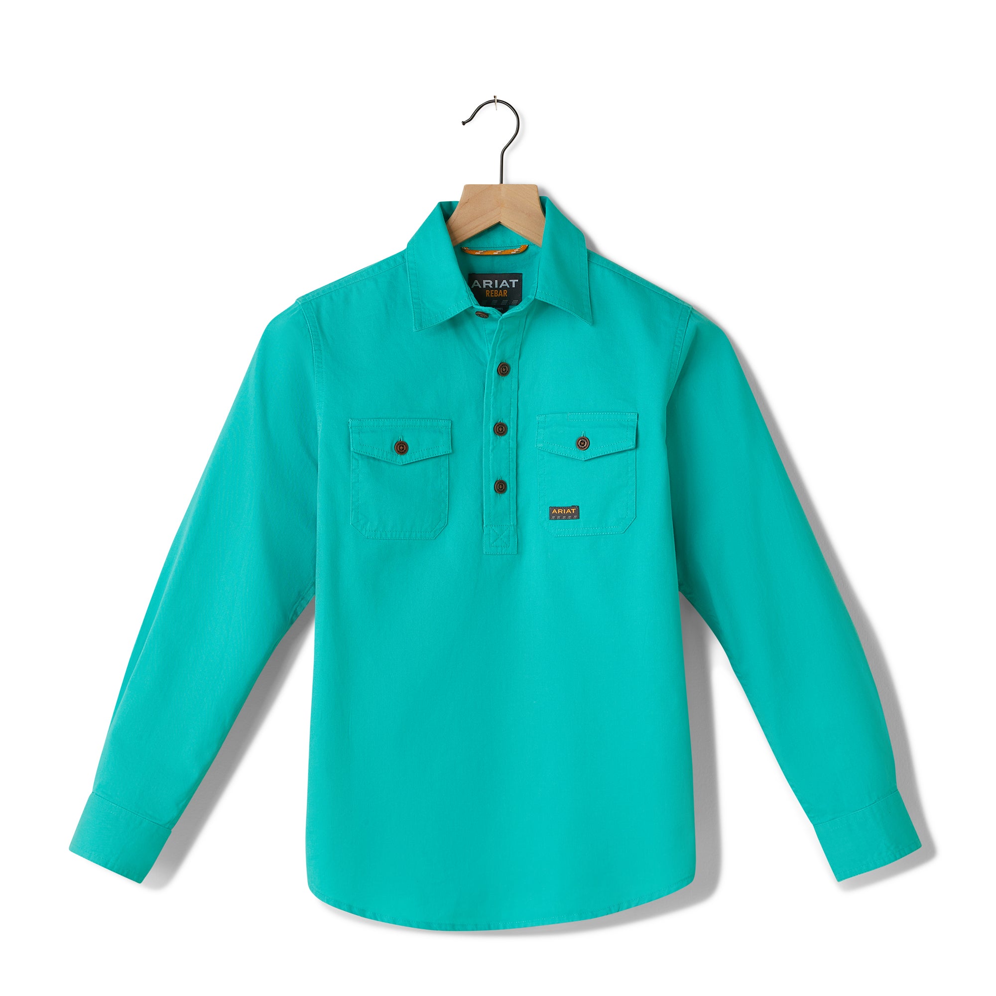Youth Rebar Half Button Workshirt - Image 3