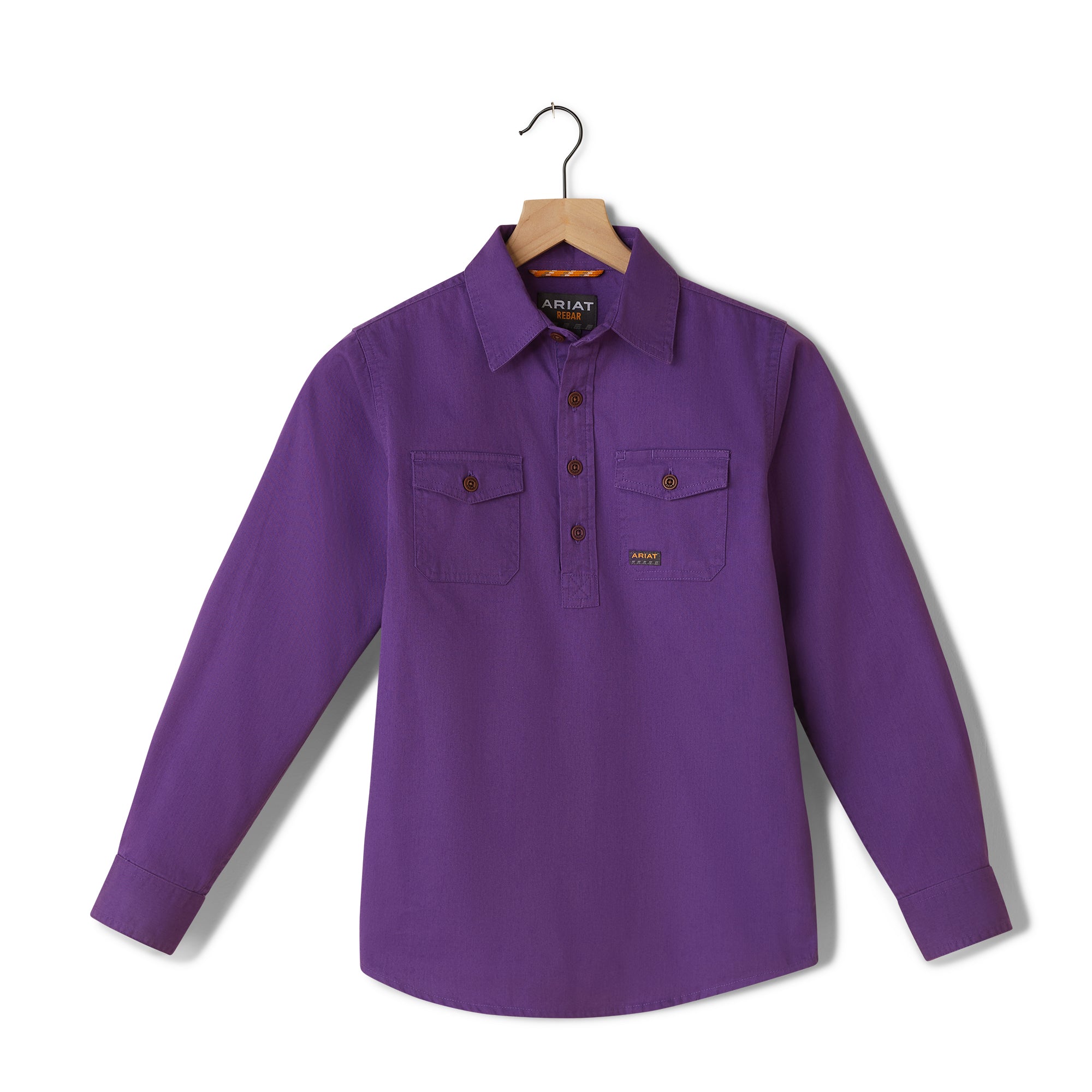 Youth Rebar Half Button Workshirt - Image 4