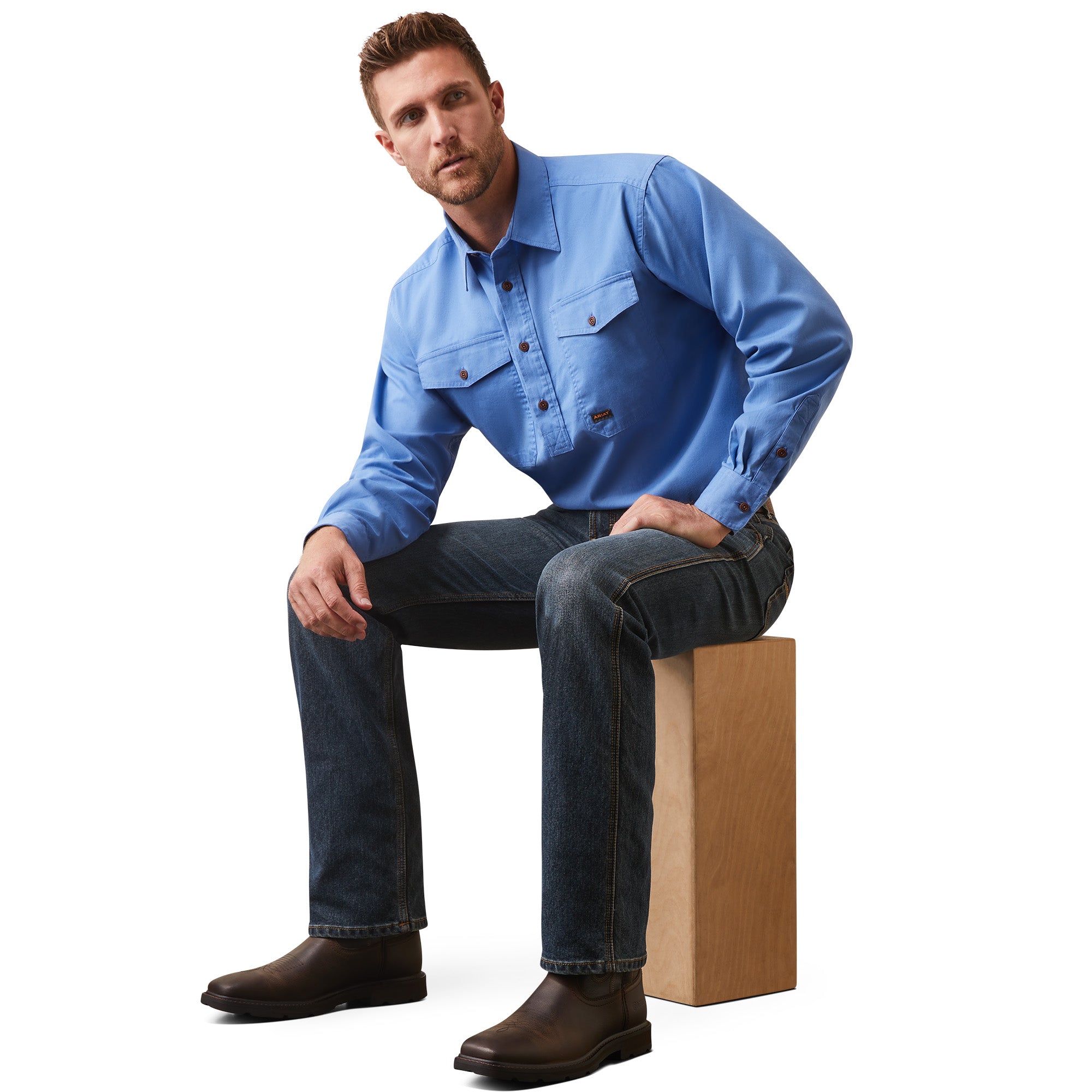 Rebar Half Button Workshirt - Image 5