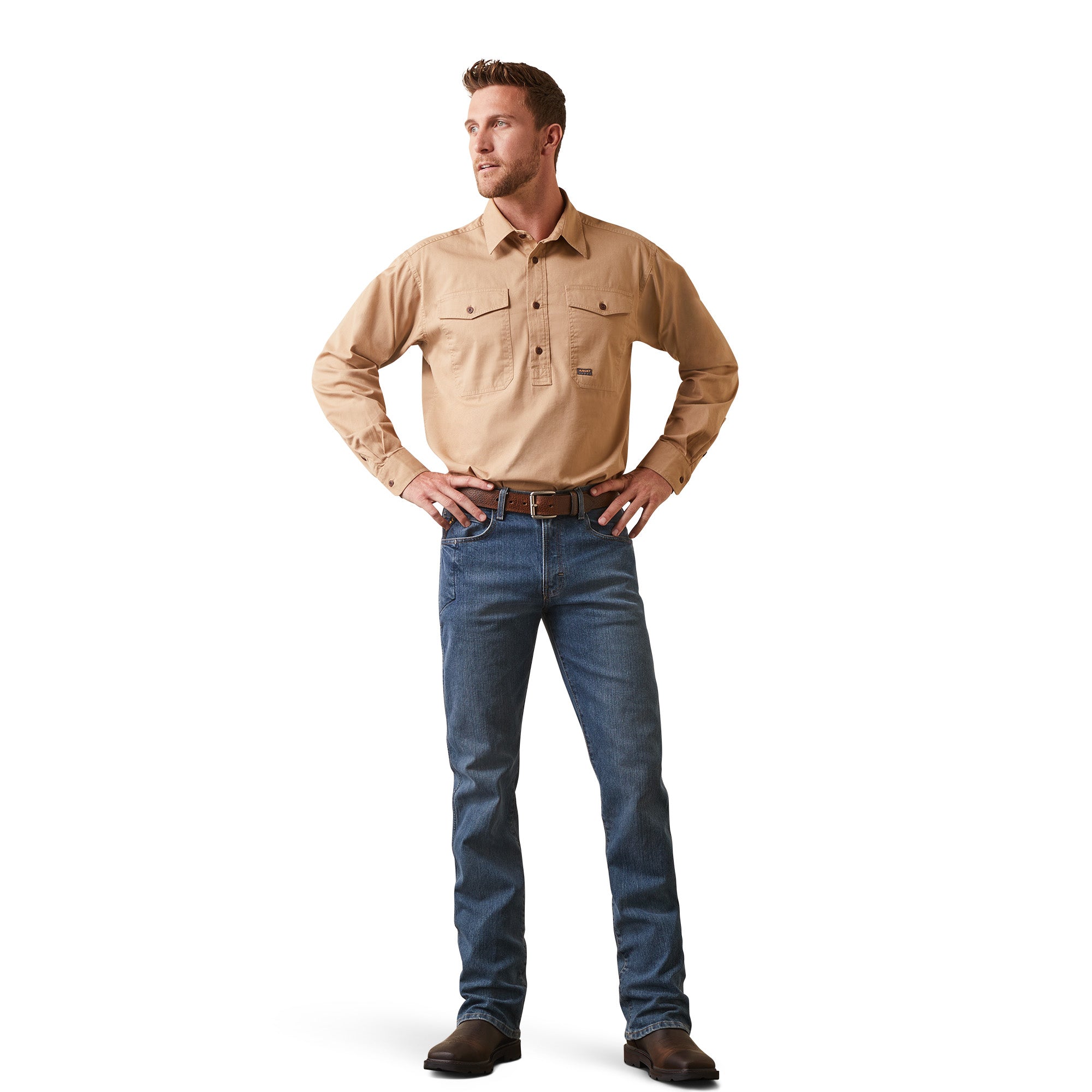 Rebar Half Button Workshirt - Image 3