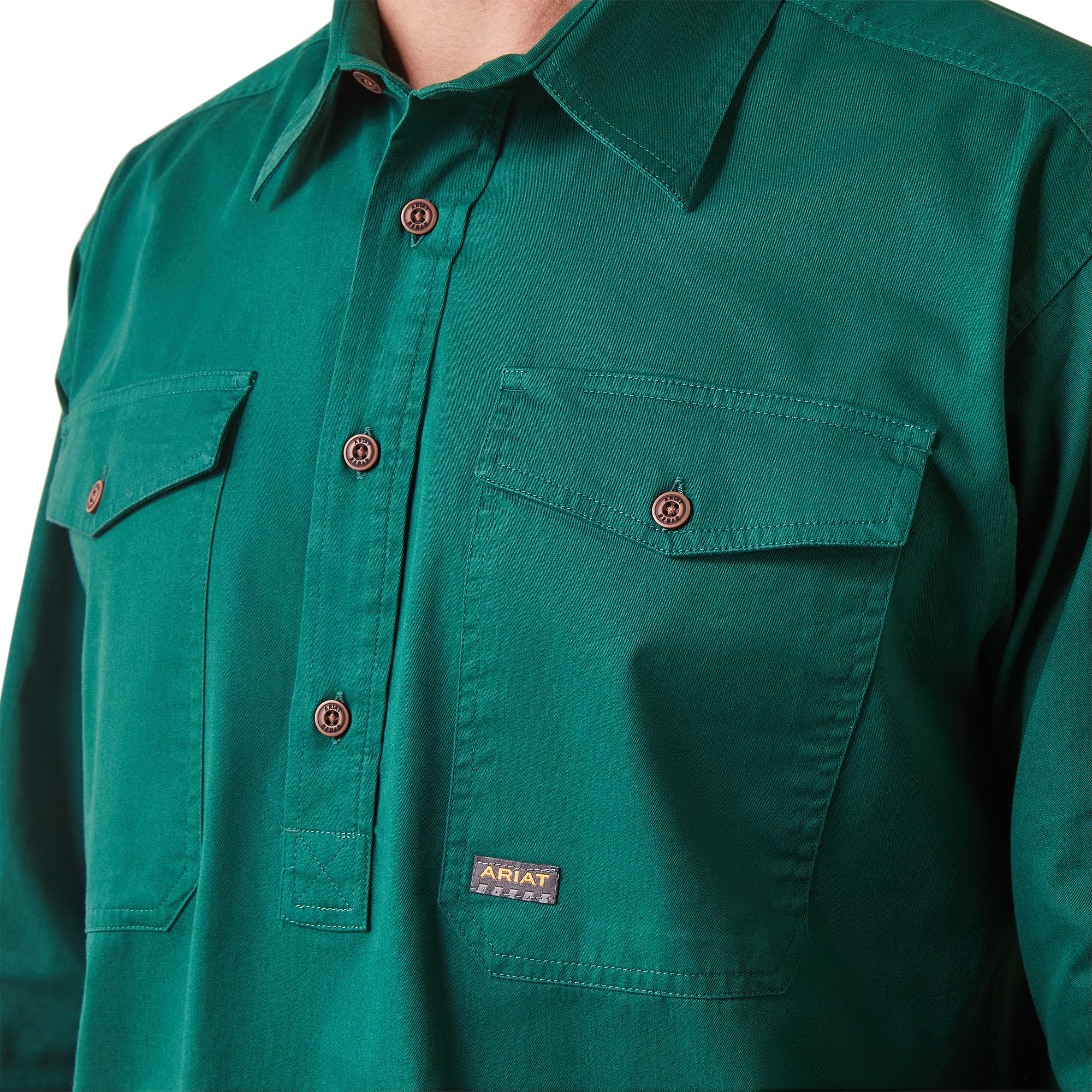 Rebar Half Button Workshirt - Image 4