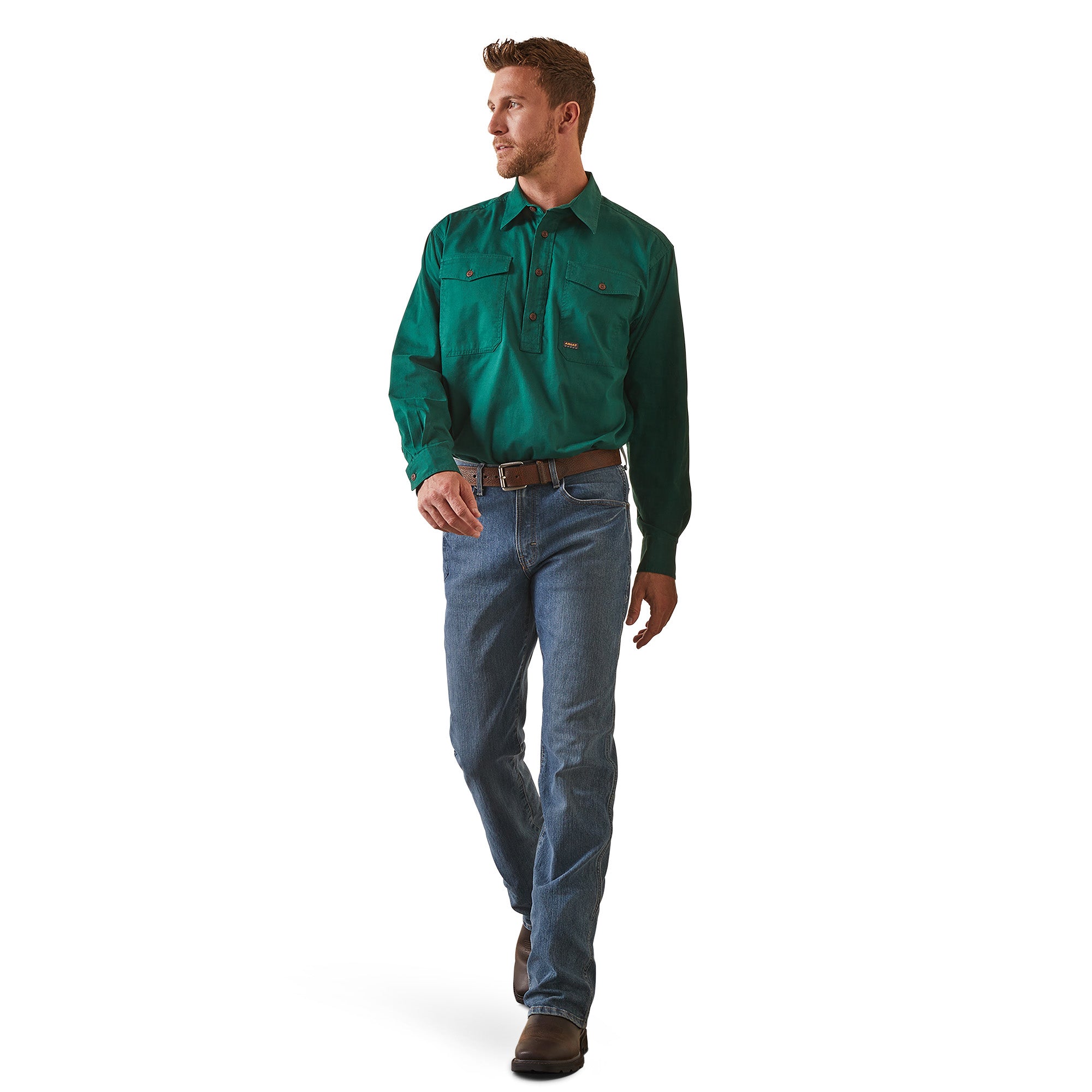 Rebar Half Button Workshirt - Image 5