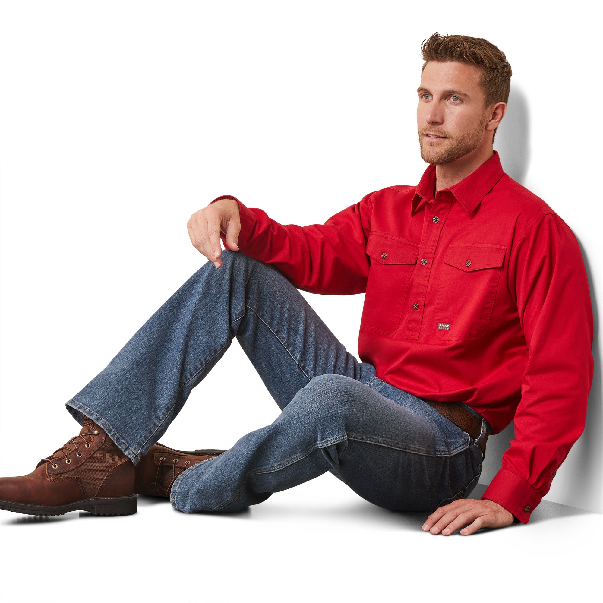 Rebar Half Button Workshirt - Image 4