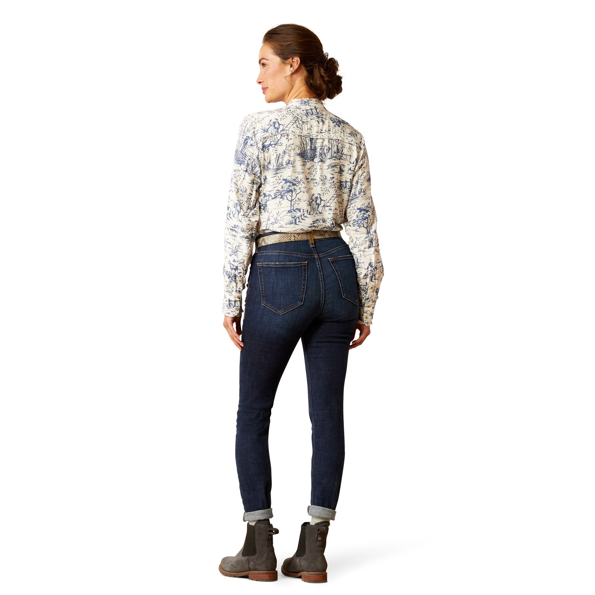 High Rise Bridle Skinny Jeans - Image 2