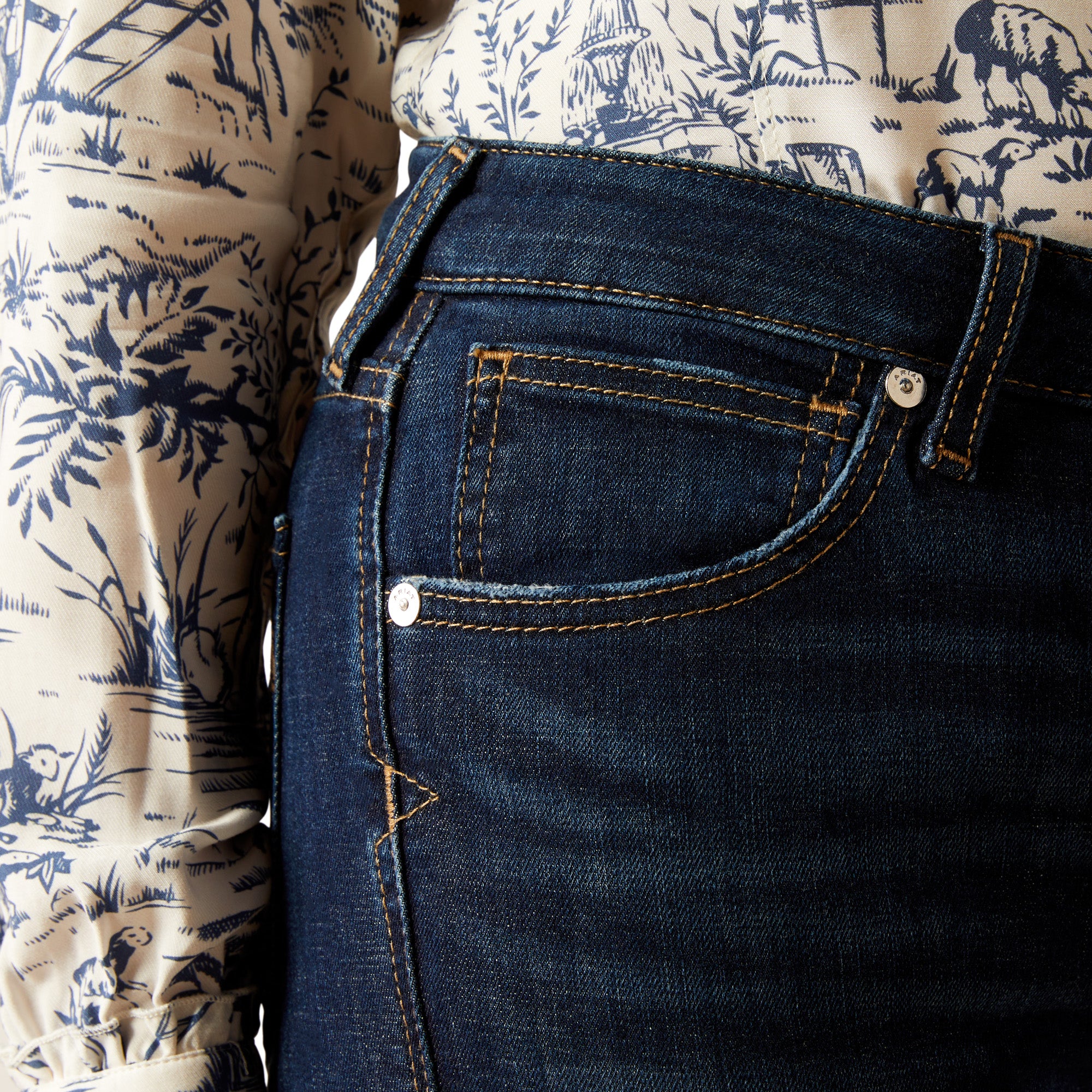 High Rise Bridle Skinny Jeans - Image 5