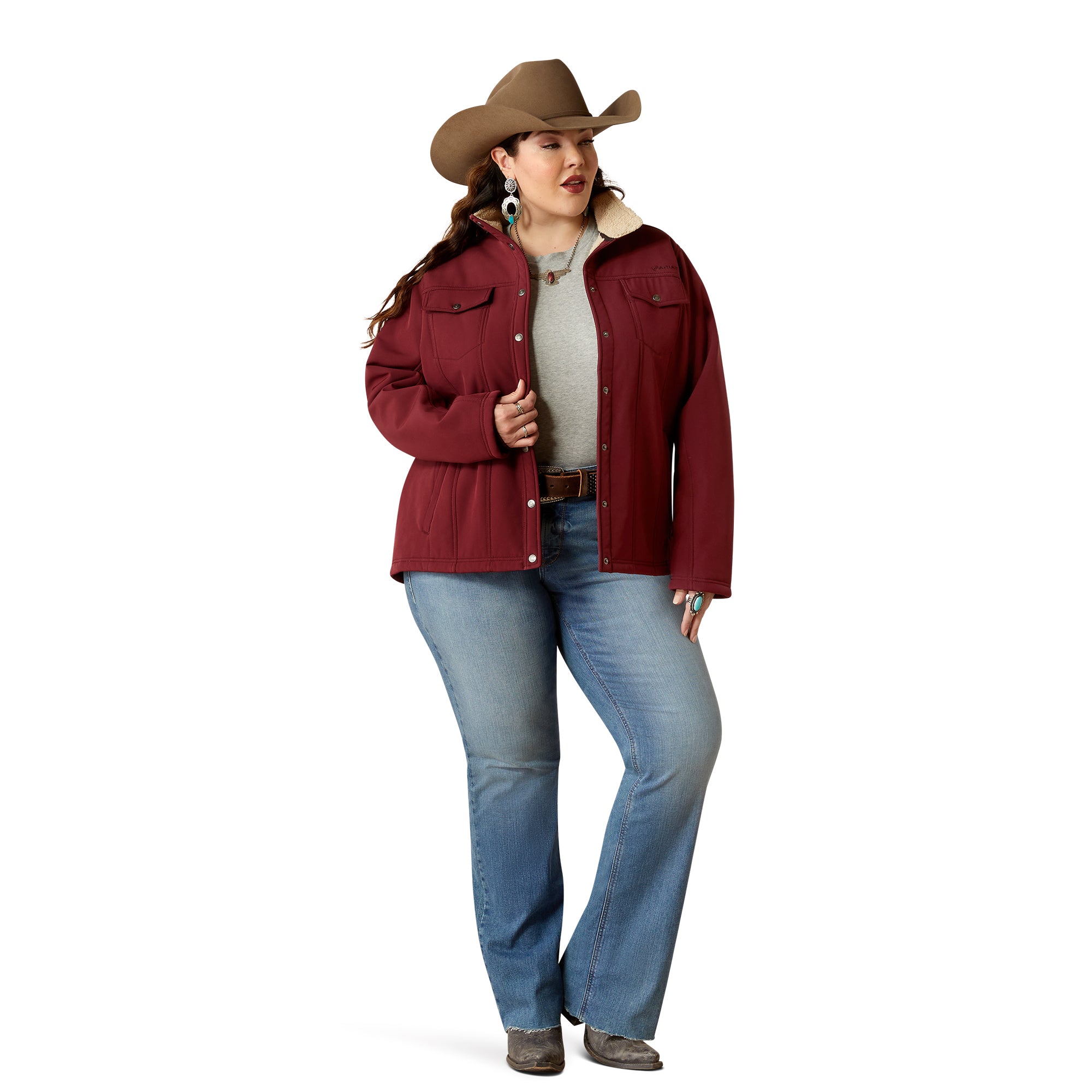 Berber Back Softshell Jacket - Image 4