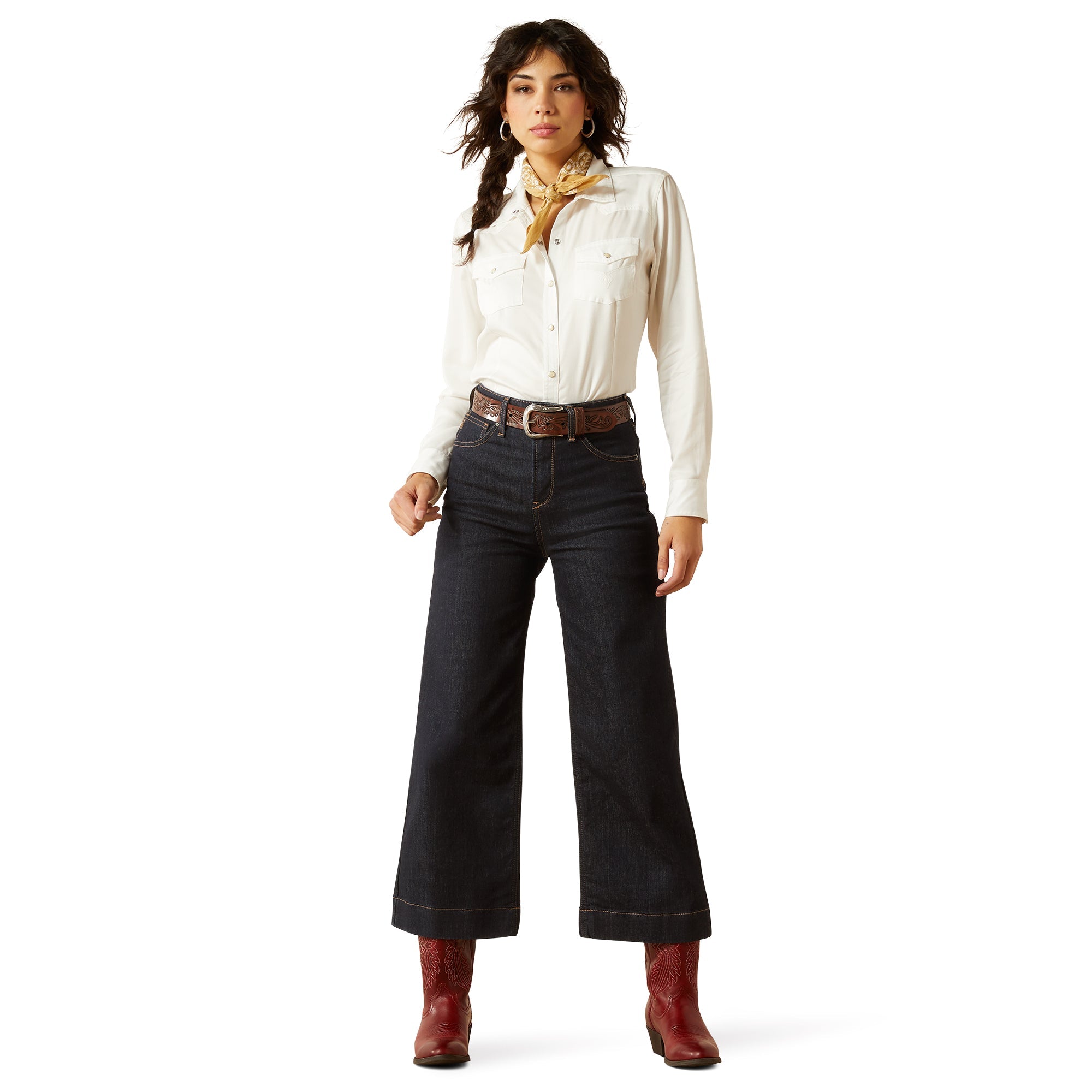 Ultra High Rise Countryside Wide Leg Jeans - Image 3