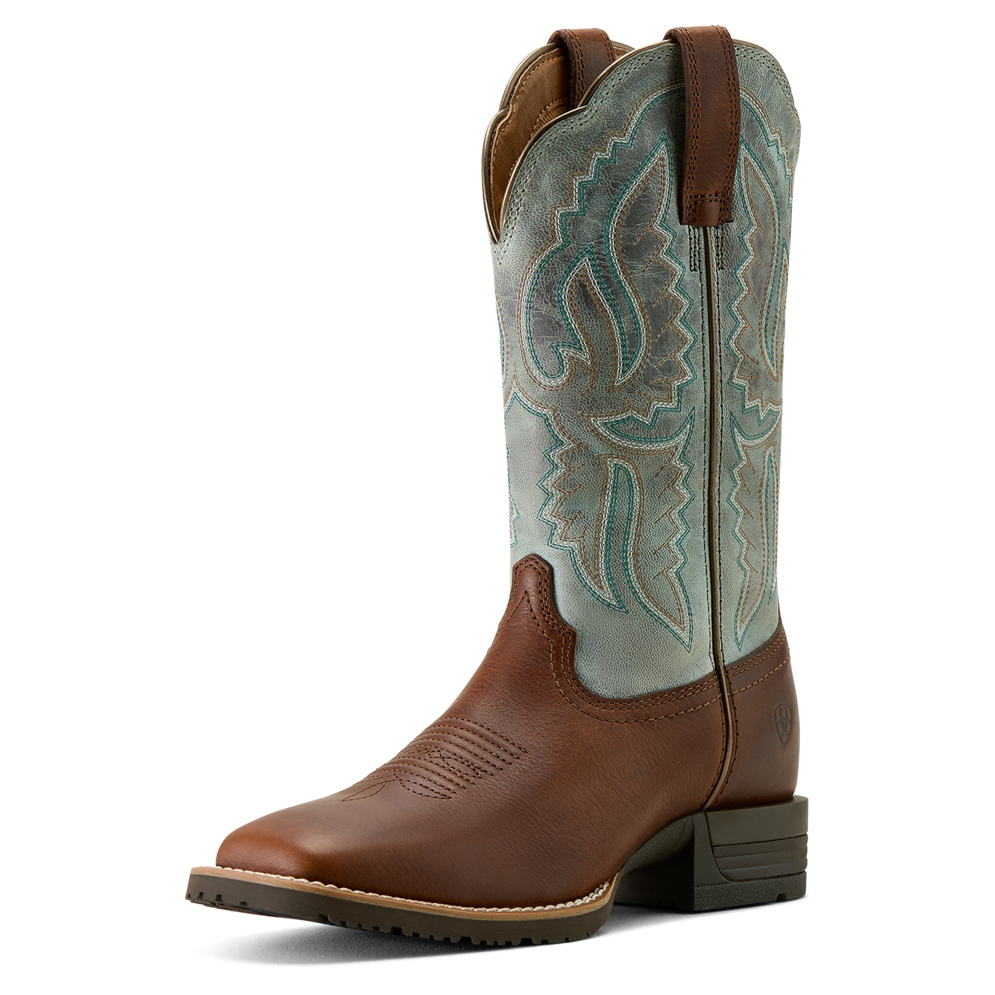 Hybrid Ranchwork Wide Square Toe Western Boot - Image 2