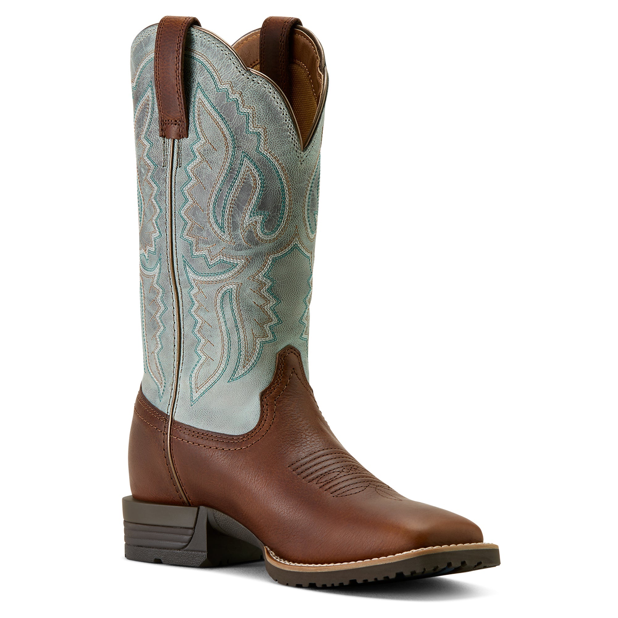 Hybrid Ranchwork Wide Square Toe Western Boot - Image 7