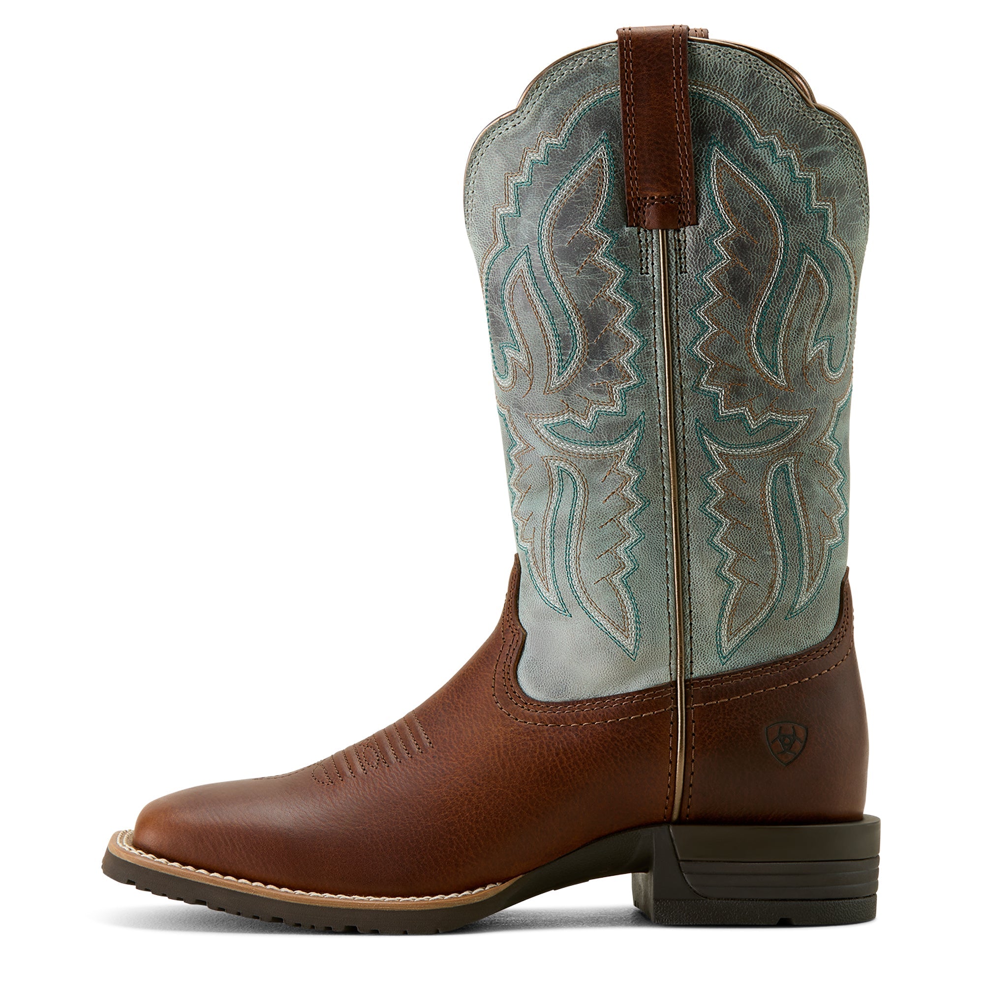 Hybrid Ranchwork Wide Square Toe Western Boot - Image 3