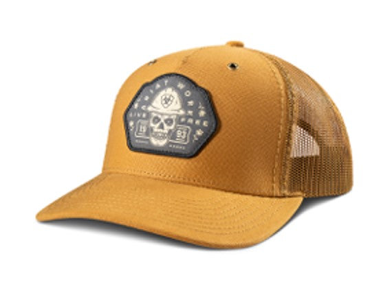 Ariat Work Skull Patch Snapback Cap