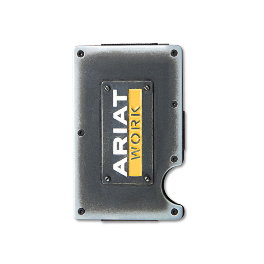 Utility Stacked Logo Work Wallet