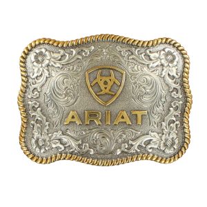 Antique Silver and Gold Buckle