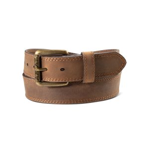 Single Ply Leather Work Belt