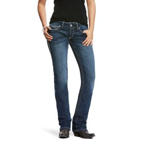 R.E.A.L. Mid Rise Stretch Straight Ivy Jeans