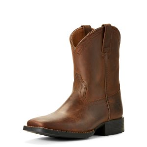 Heritage Roper Wide Square Toe Western Boot