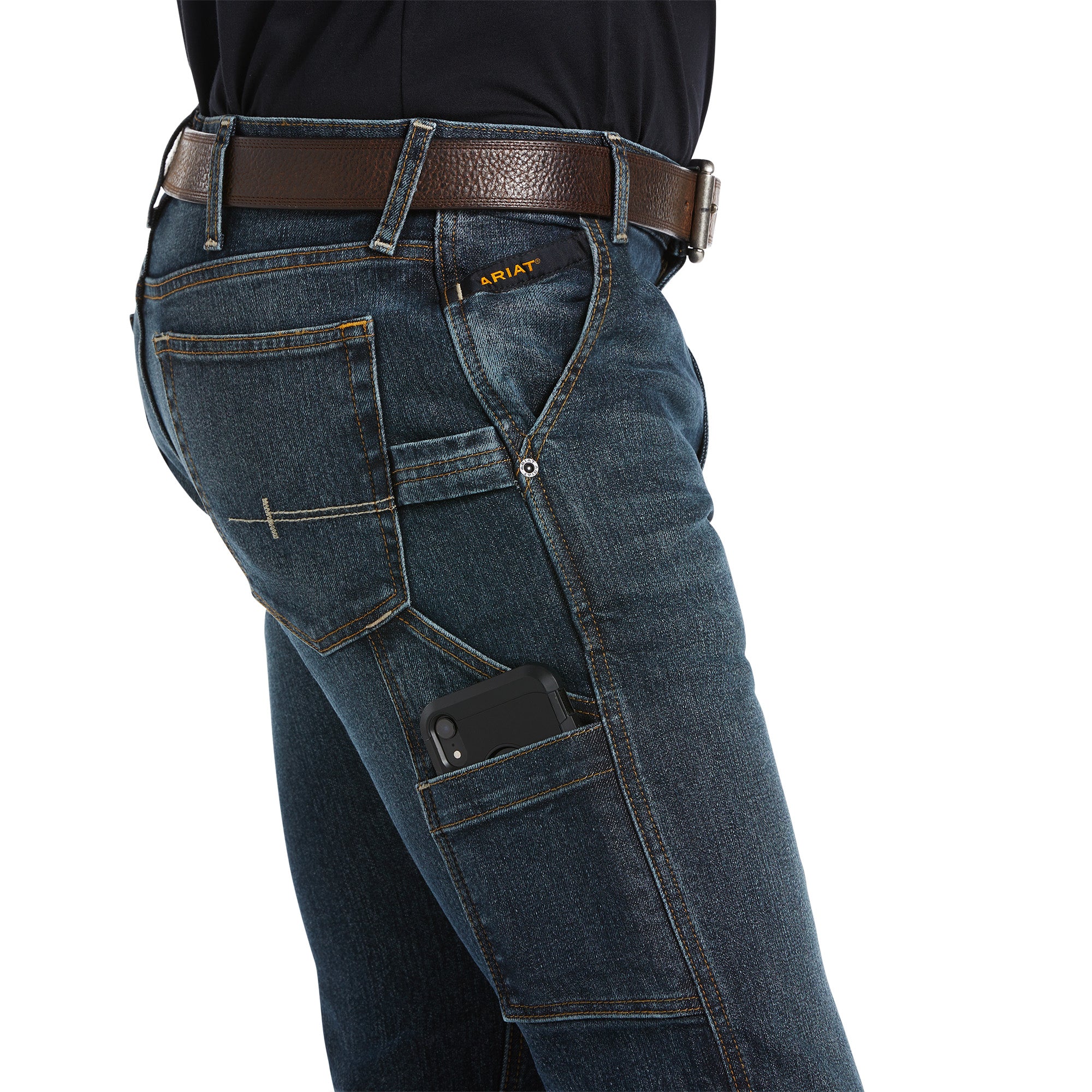 Rebar M7 Slim DuraStretch Workhorse Straight Leg Jeans - Image 6