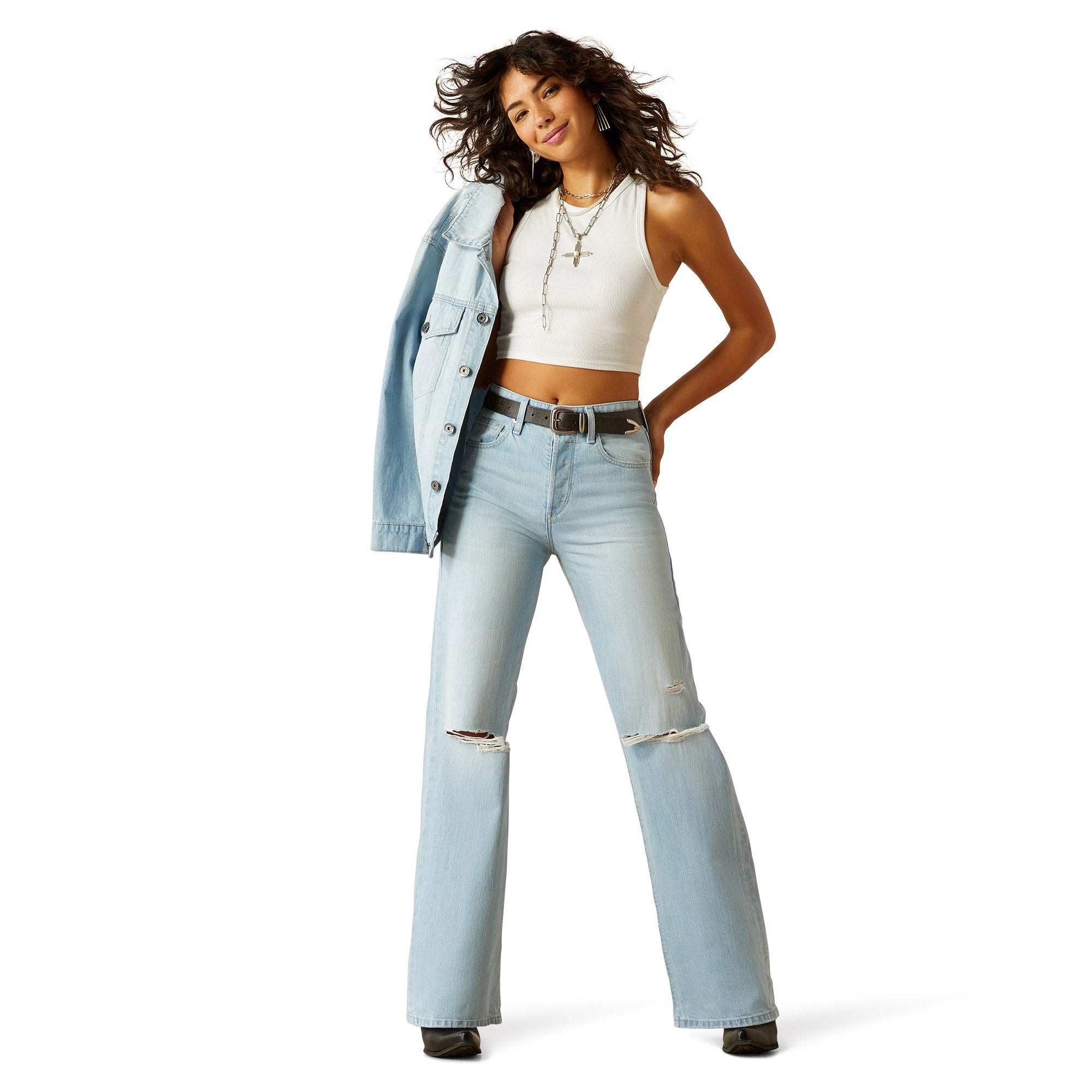 Ultra High Rise Tomboy Wide Jeans - Image 2