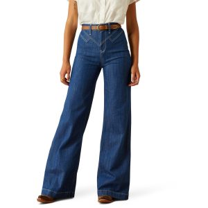 Ultra High Rise Westie Yoke Wide Jeans