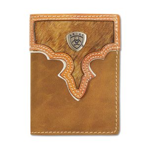 Tri-Fold Wallet - Two Toned Hair On